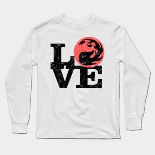 Love Red Mana Magic The Gathering Long Sleeve T-Shirt